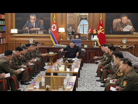 YouTube video thumbnail: Kim Jong-un Holds Ceremony to Welcome North Korean Soldiers Home From Ukraine