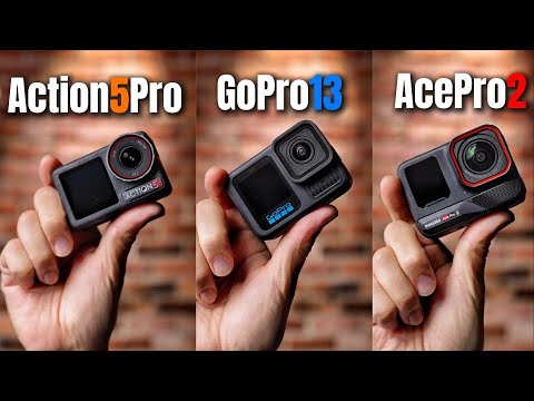 年度运动相机大对比：GoPro13 vs Action5Pro vs AcePro2｜画质｜暗光｜水下｜防抖｜电池续航｜充电速度｜视角｜色彩还原｜过热｜低温