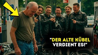 Motorradgang beschädigt Veteranen-Motorrad — 30m später traf das Militär ein...