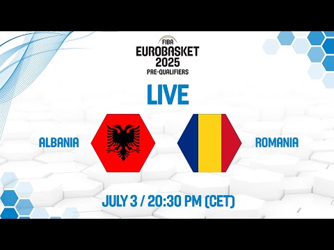 Albania v Romania | Full Basketball Game | FIBA EuroBasket 2025 Pre-Qualifiers