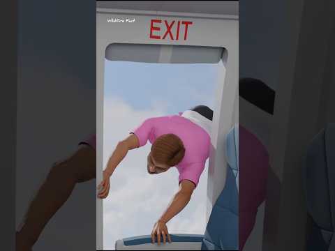 Pull The Emergency Door On A Plane #shorts #ytshorts