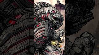 Drawing an extremely detailed MECHAGODZILLA!