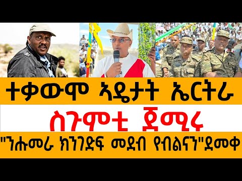 ተቃውሞ ኣዴታት ኤርትራ/ስጉምቲ ጀሚሩ/"ንሑመራ ክንገድፍ መደብ የብልናን"ደመቀ