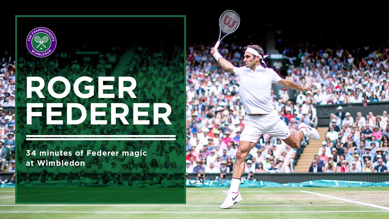 34 Minutes of Roger Federer Magic at Wimbledon￼