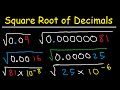 Understanding Square Roots of Decimal Numbers