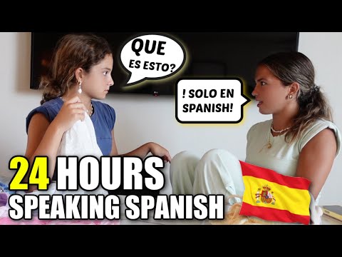 ONLY SPANISH FOR 24 HOURS in SPAIN 🇪🇸 | SISTER FOREVER