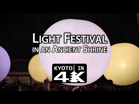 Kyoto Event: Light Festival at Shimogamo Shrine (Tadasu no Mori) [4K]