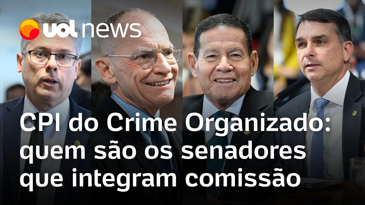 CPI do Crime Organizado tem Moro e Flávio Bolsonaro na comissão quem são senadores que fazem parte