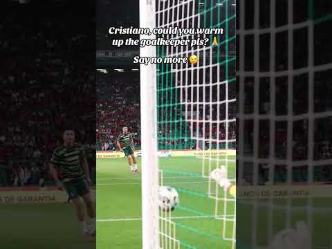 Impressionante Mira do Cristiano Ronaldo.#futebol #futebolbrasileiro #loucosporfutebol