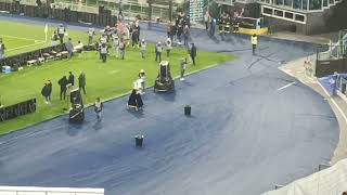 LAZIO MILAN - PREPARTITA CON COREOGRAFIA E SARRI SOTTO LA NORD