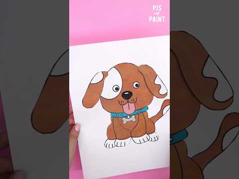 Easy dog craft 🐶