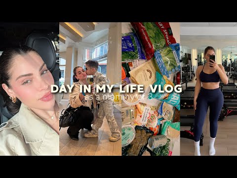 day in my life as a 26 year old mommy of 3 vlog ♡ back home, unpack with me, back to routine, & more