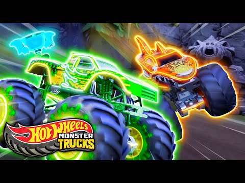 Hot Wheels Monster Trucks | Monster Trucks Learn the Legend of the Phantom Trophy! 1 HR | Hot Wheels
