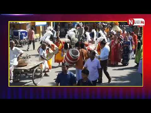 রীতি ও প্রথা অনুযায়ী কৃষ্ণনগরের ঐতিহ্যবাহী জগদ্ধাত্রী পূজার ঘট বিসর্জন