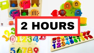 2 HOUR Toddler Learning Videos | Ultimate Kids Learn to Count, Educational Videos For Toddlers