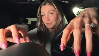 LoFi ASMR in my car (tapping and scratching) 