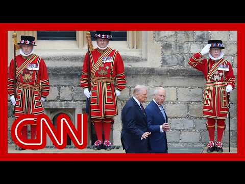 Pomp and grandeur on full display as royal family hosts Trumps in Windsor