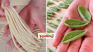 PASTA fresca FATTA IN CASA. SENZA UOVA.🍝 2 ricette da non perdere!