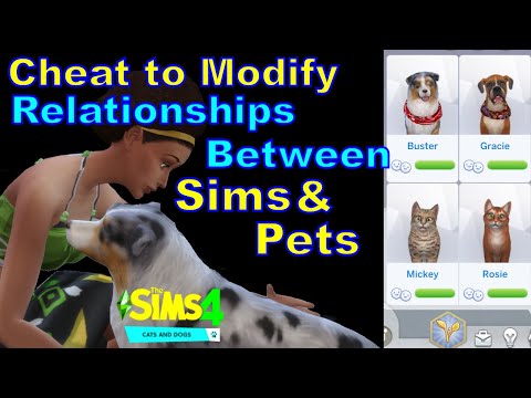 Modify relationships cheat sims 4