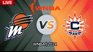 Phoenix Mercury vs Connecticut Sun | WNBA 2024 Regular Season Live Play by Play Scoreboard