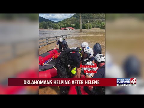 Oklahomans helping after Helene