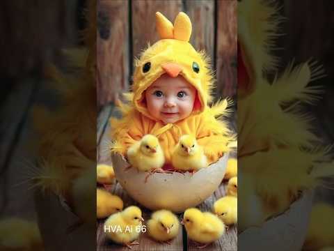 Kid's Playing Chicks #shorts #kids #chicks
