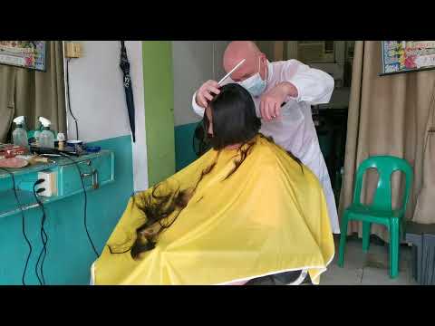 Woman´s discipline shaved short bobcut✂️