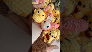Crochet Amigurumi Keychain by #gebrinacrochet