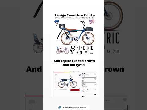 Made in USA - Your Designed E-Bike Delivered FULLY Built