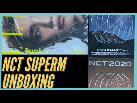 Vidéo   FRANCAIS - FRENCH UNBOXING SUPERM & NCT ONE Limited Edition, Resonance part 1 & ELLE