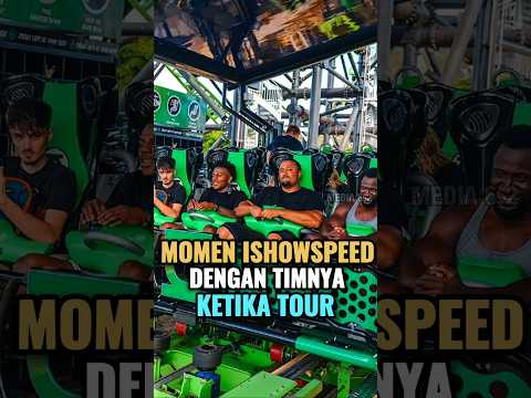Momen Ishowspeed ketika tour bersama timnya di beberapa negara termasuk Indonesia