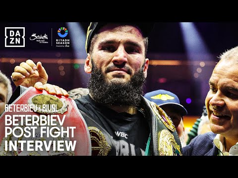 “Allah Chose Me” – Artur Beterbiev Reacts To Being Crowned Undisputed King