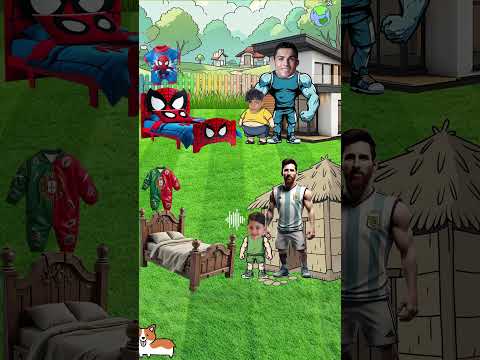¡Messi se burla de Ronaldo y su hijo por pobre😱😭!-Ronaldo🐐,Messi🥶,RonaldoJr🤩,Thiago 🔥👶.