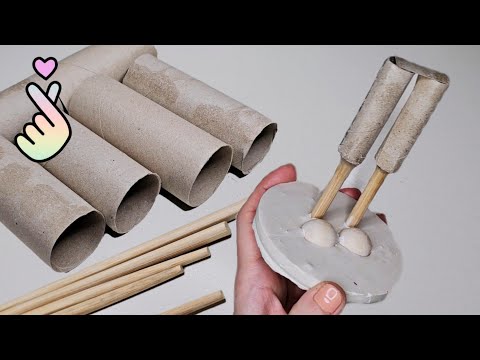 Cardboard Roll And Wooden Sticks!♻️ Check Out This Great Idea! 🥰