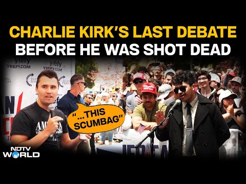 Charlie Kirk LIVE | Charlie Kirk Last Debate | Charlie Kirk's Last Debate Before He Was Shot Dead