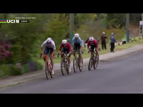 Magnus Bak Klaris credits late sprint tactics for gravel world title victory
