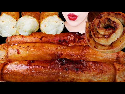 ASMR GIANT LONG BEEF INTESTINES, FIRED CHICKEN(DAECHANG, GOPCHANG) EATING SOUNDS MUKBANG 먹방 咀嚼音