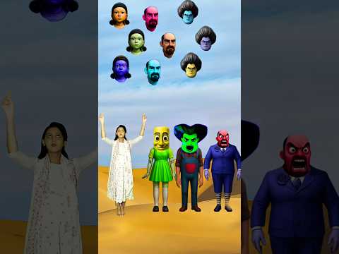 Dancing cute bhabhi, Scary, Nick Teacher 3D, Dancing Tani, &Me Correct Head Matching#shorts