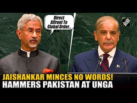 MUST WATCH! EAM Jaishankar Minces No Words, Hammers Pakistan During UNGA Speech