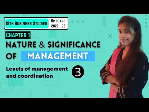 Chapter 1 | Nature and Significance of Management | Part – 3 Business Studies  12TH UP Board 2022-23
