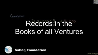 Records in the Books of all Ventures