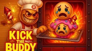 🔥 🎂 ¡El cupcake más explosivo en Kick the Buddy! 🎂🧨💥 @osruns #gaming #kickthebuddy #funny 