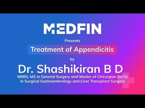 Treatment options for Appendicitis