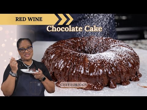 This Red Wine Chocolate Cake Is The Only Valentine’s Dessert You Need 🍷❤️🍫