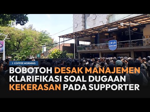 Gerudug Graha Persib Bandung, Bobotoh Desak Manajemen Klarifikasi - Coffee Morning JETV (23/9/24)