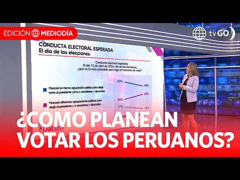 ¿Cómo planean votar los peruanos? | Edición Mediodía | Noticias Perú