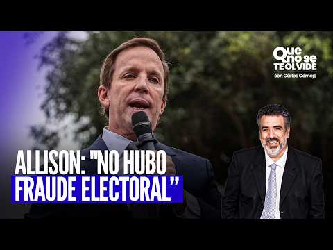 FRANCIS ALLISON LO DIJO TODO | QUE NO SE TE OLVIDE CON CARLOS CORNEJO
