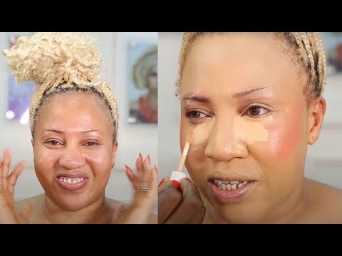 RATE HER  ⭐  ANOTHER MUA DOES MY NIGERIAN WEDDING MAKEUP AND GELE  😱 A MUST WATCH ⬆️⬆️⬆️VIRAL