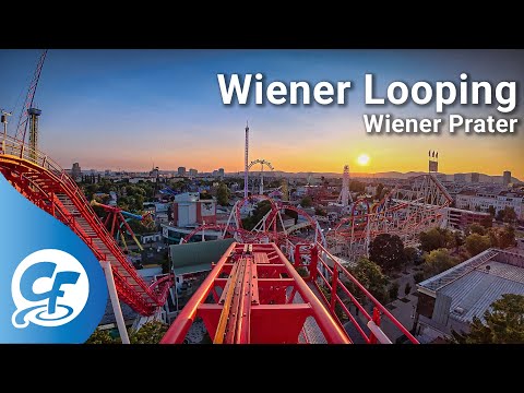 Wiener Looping front seat on-ride 4K POV Wiener Prater