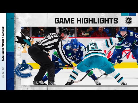 Sharks @ Canucks 3/23 | NHL Highlights 2023
